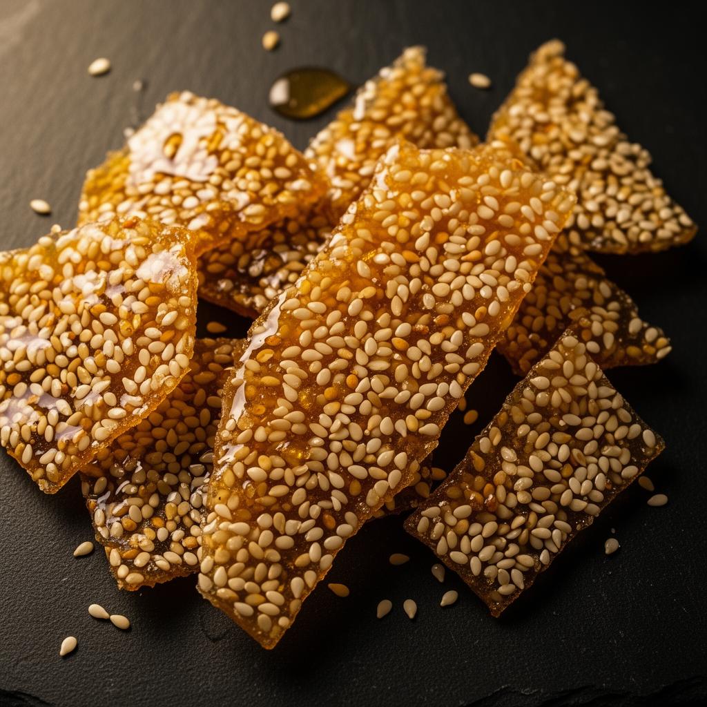 Sesame Honey Crisps